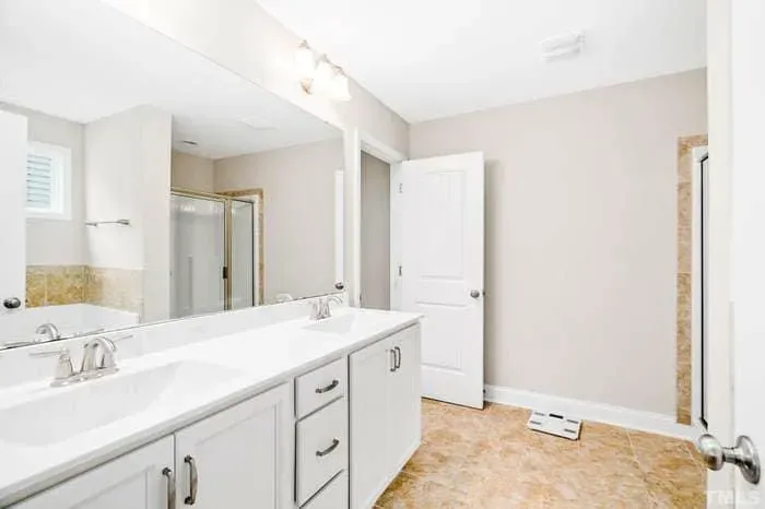 Clean bright bathroom