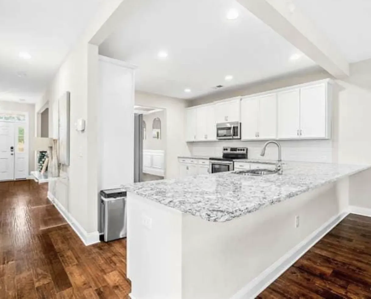 Spotless clean kitchen