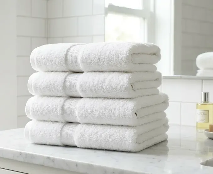 Fresh folded laundry